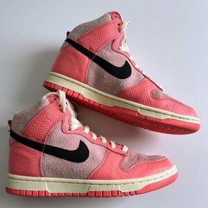NIKE Dunk High "Hoops Pack" - Pink/Black - Women’s Size 7 (DX3359-600)